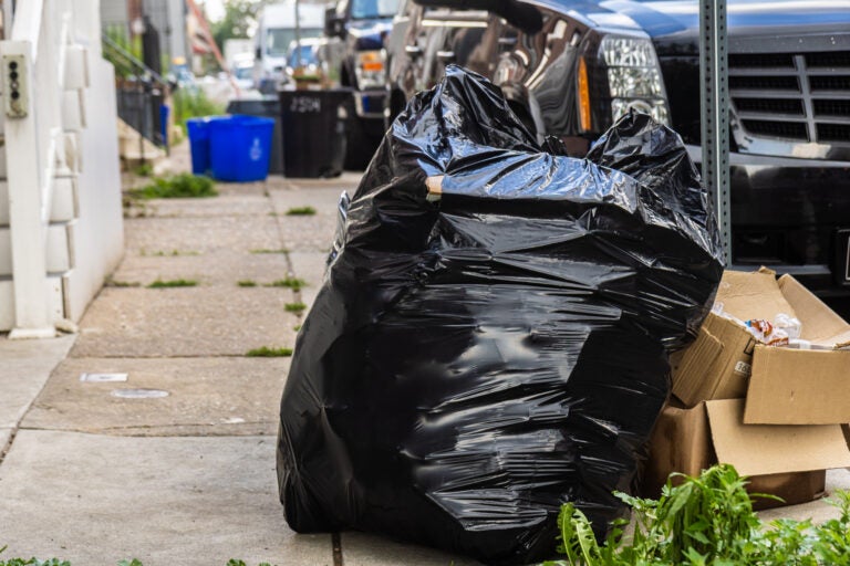 Trash on North 6th Street in Philadelphia