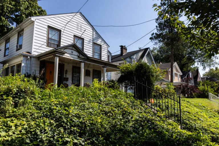 Residential block in Trenton with several houses