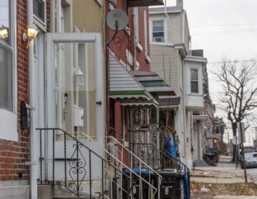 Rowhomes in Norristown, Pa.