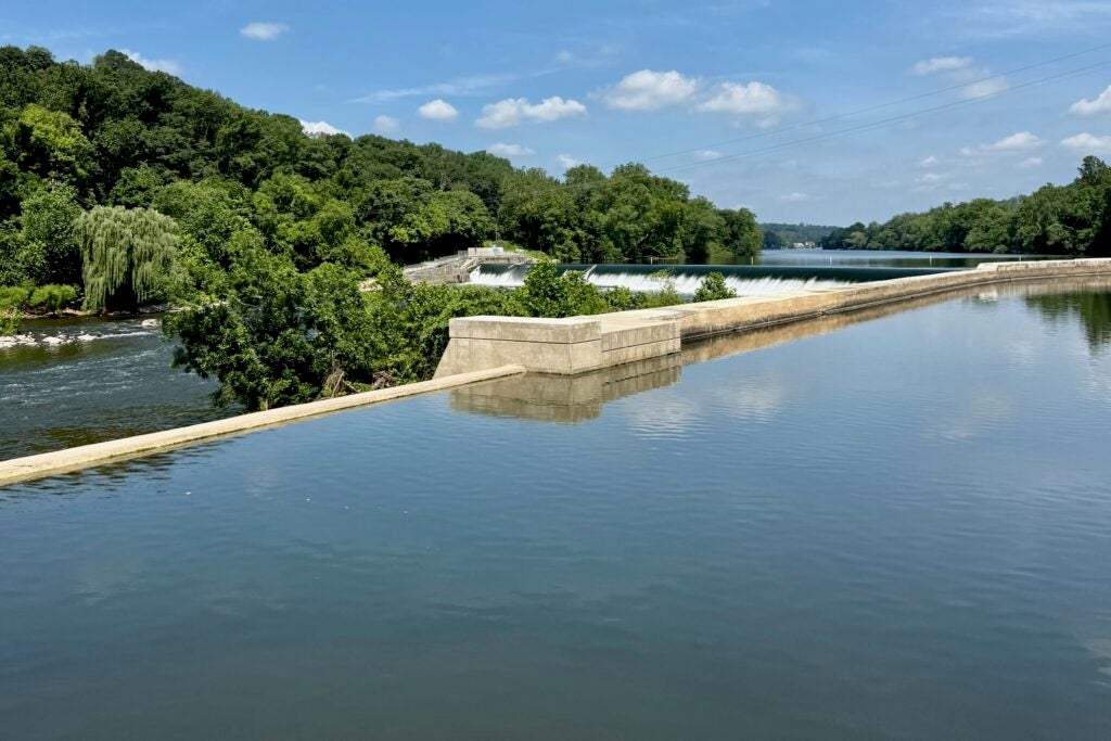 THe dam on the river