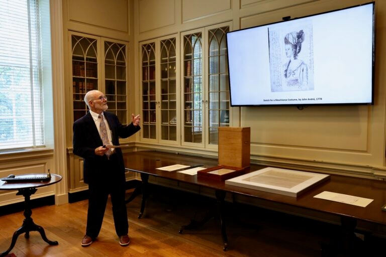 John Van Horne of the Library Company of Philadelphia shares some of the documents his institution contributed to the exhibit