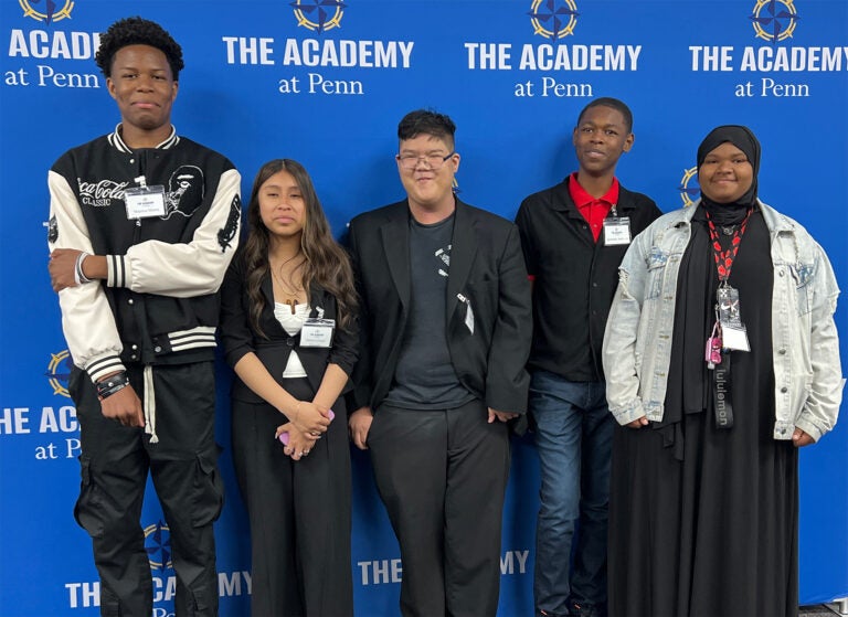 A group of students posing for a photo together