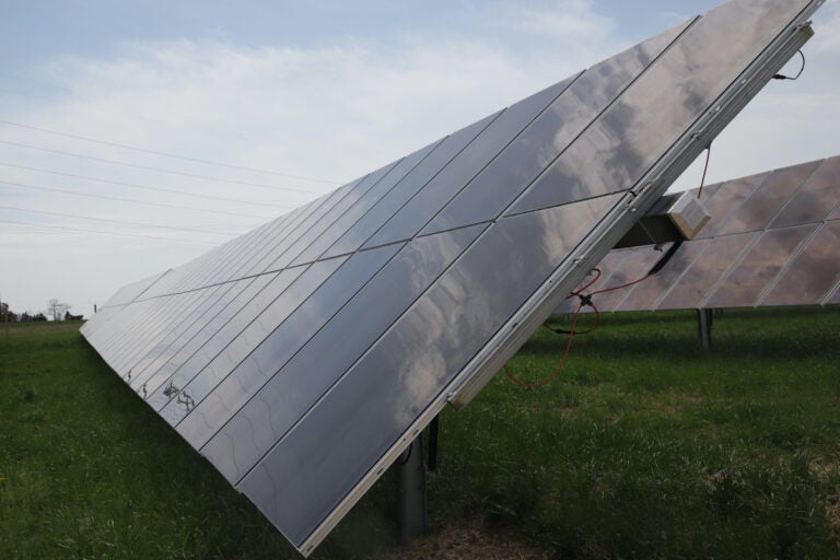 Solar Panels at Adams Solar Farm outside Gettysburg, Pa