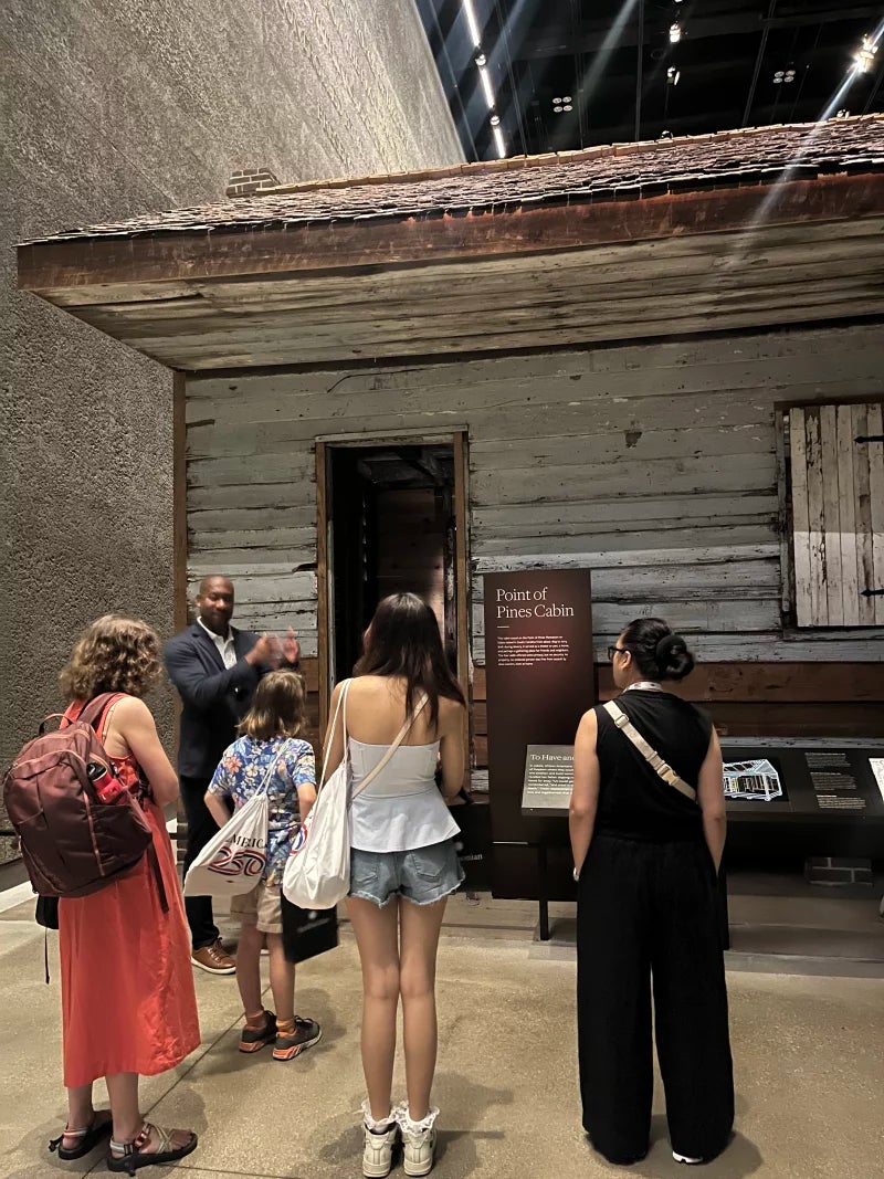 Students participating in America's Field Trip visit the National Museum of African American History and Culture