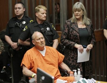 In this Friday, April 27, 2018 file photo, Joseph James DeAngelo, 72, who authorities suspect is the 