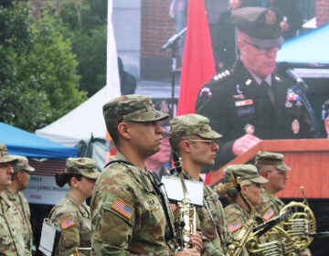 On Saturday, the U.S. Army celebrated its 250th anniversary at Independence Mall in Philadelphia. (Emily Neil/WYY)