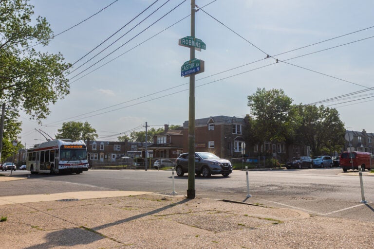 Street intersection in Northeast Philadelphia