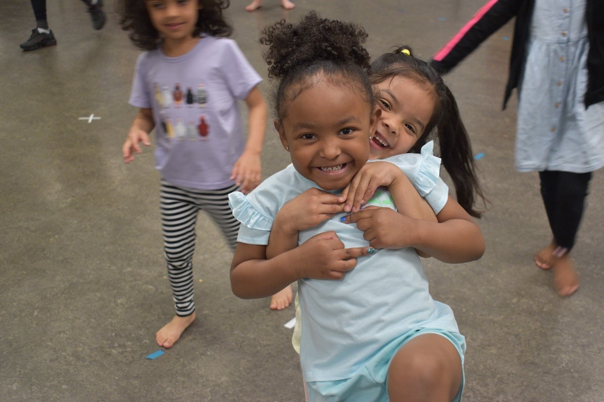 Creative arts at the Settlement Music School Kaleidoscope Preschool Arts Enrichment Program in Philadelphia may help students learn better by lowering stress in kids. (Meg Looby/Settlement Music School)