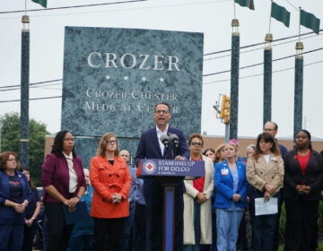Governor Josh Shapiro speaks at press conference