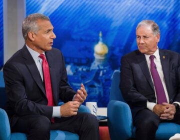 Jack Ciattarelli and Jon Bramnick speak