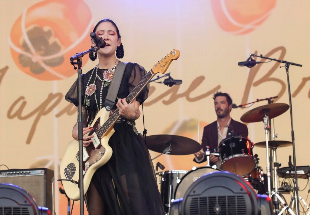Japanese Breakfast's Michelle Zauner performs on day three of the Austin City Limits Music Festival