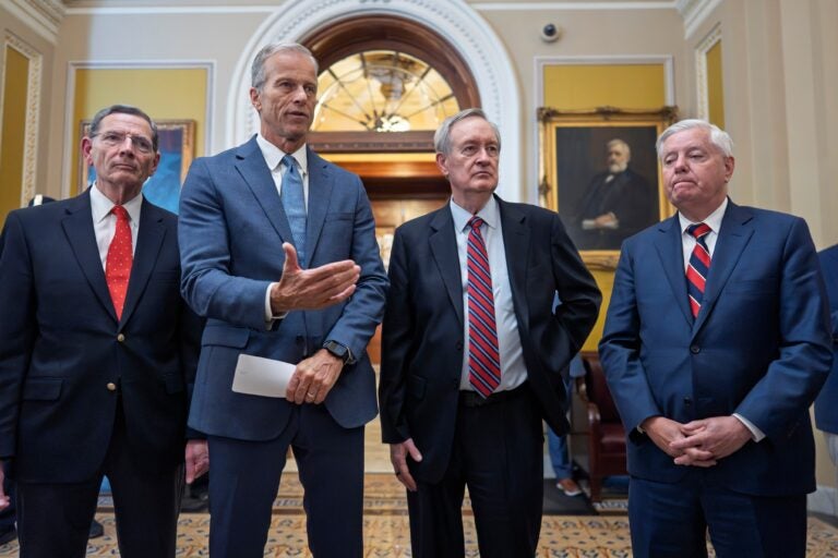 John Thune, John Barrasso, Mike Crapo and Lindsey Graham