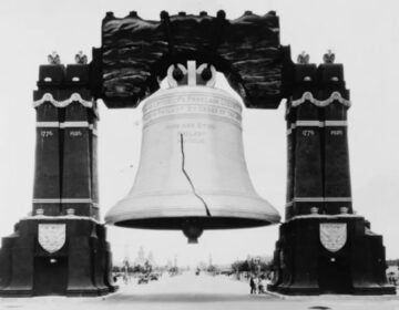 80-foot tall Luminous Liberty Bell from 1926