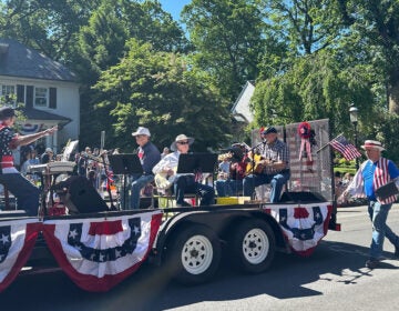 Musical bands played patriotic tunes during the Doylestown Memorial Day parade.