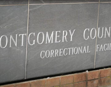 A sign for the Montgomery County Correctional Facility