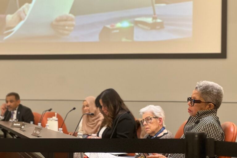 board members at a meeting