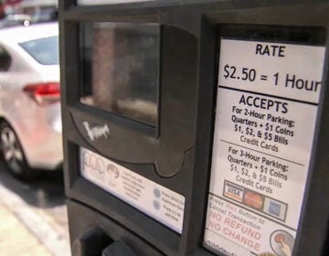 A Philadelphia Parking Authority parking meter
