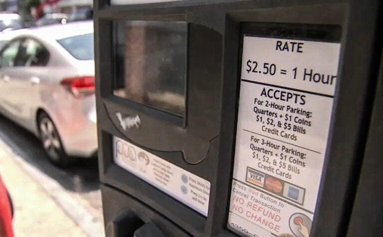 A Philadelphia Parking Authority parking meter
