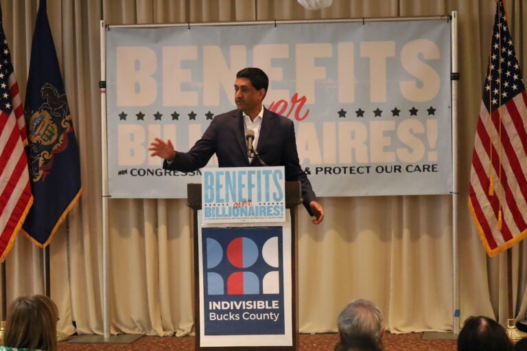 United States Representative Ro Khanna speaking at town hall