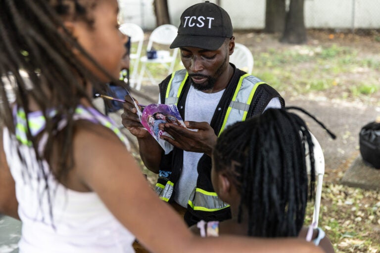 Jamil Adams, of the Trenton Community Street Team