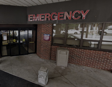 Entrance to an emergency room