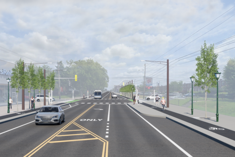 Graphic rendering of Castor Avenue 