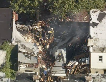 An explosion and fire in Nicetown early Sunday morning