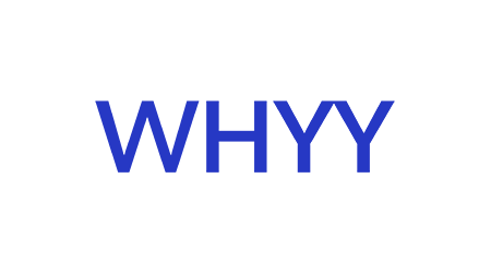WHYY blue text logo